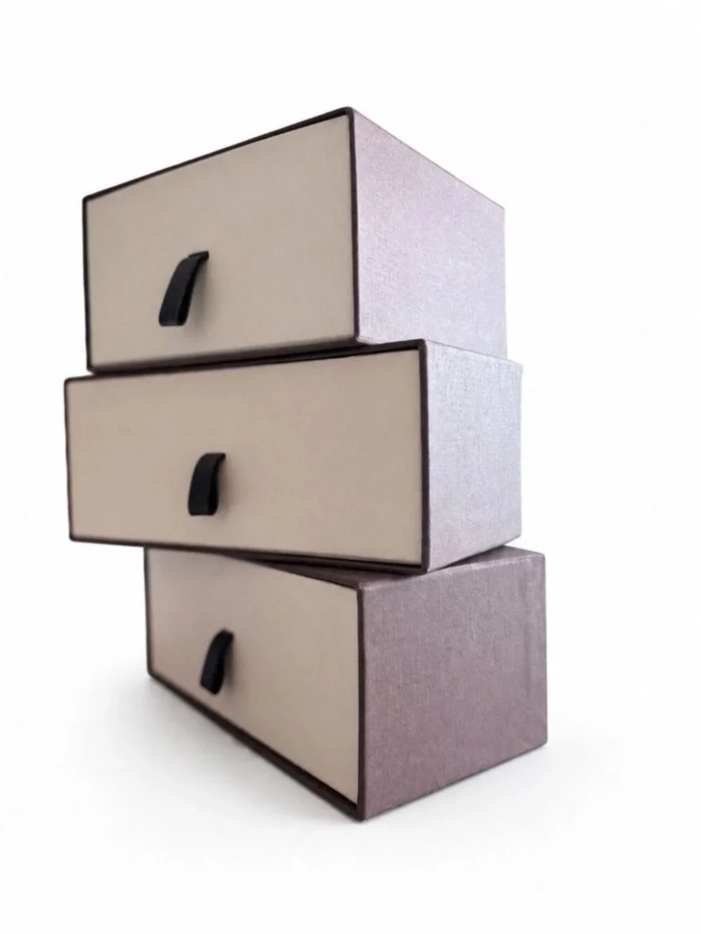3 Louis Vuitton Empty Boxes Brown Drawer Boxes, 2 Eyeglasses + 1 Accessory box